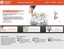 Tablet Screenshot of neemconsulting.com